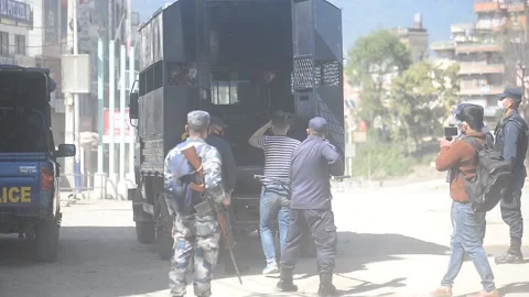 LOCKDOWN NEPAL: CORONA Stock Footage 138974443