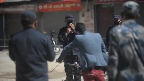 LOCKDOWN NEPAL: CORONA Stock Footage 138974776