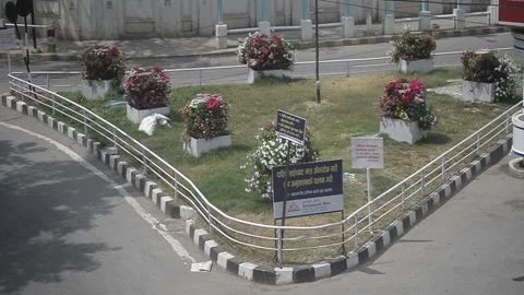 LOCKDOWN NEPAL: NEW ROAD Stock Footage 138975108