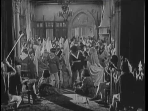 Lockdown shot of people dancing at ball Stock Footage 260258234