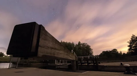 Locke Timelapse Night Stock Footage 53847469