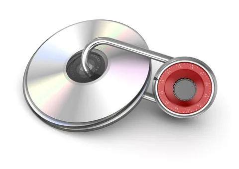 Locked Cd Locked Cd , This is a computer generated and 3d rendered picture... 스톡 사진