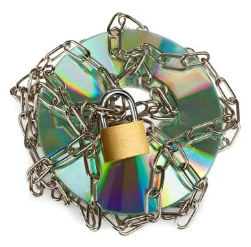 Locked CD-ROM Stock Photos