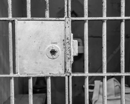 Locked up cell Stock Photos