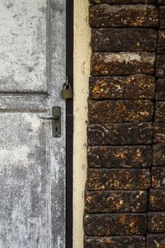 Locked door Stock Photos