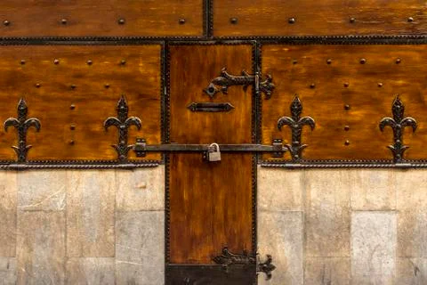 Locked door Stock Photos