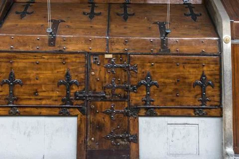 Locked door Stock Photos