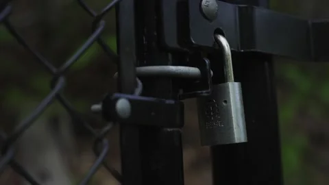 LOCKED GATE Stock Footage 241180654
