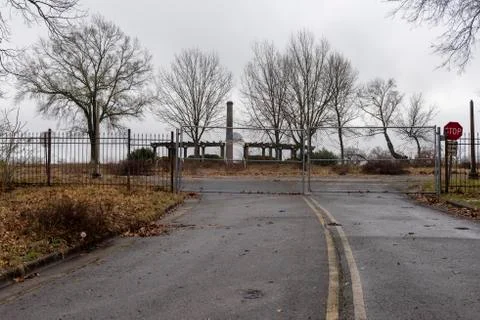 Locked gate Foto stock