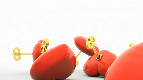 Locked heart Stock Footage 39652206