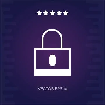 Locked  icon Stock Illustration