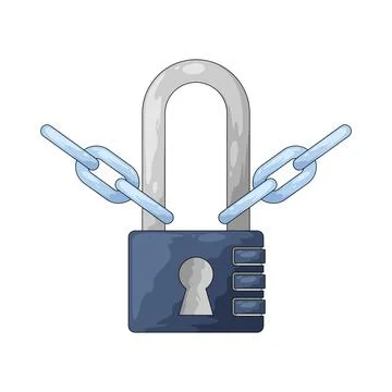Locked illustration Stock Illustration