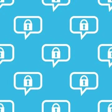 Locked message pattern Stock Illustration