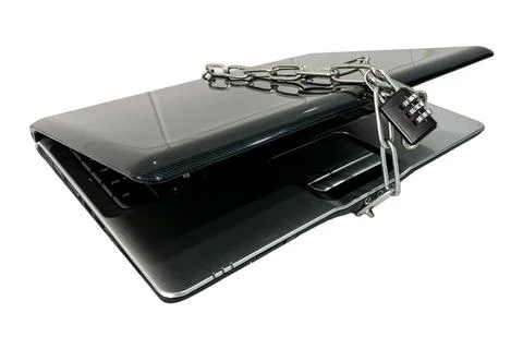 Locked notebook. Stock Photos