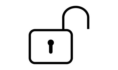 Locked Out Icon Vector Illustration Design 스톡 일러스트
