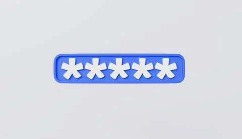 Locked password field, login or user registration, two steps authorization Illustrazione stock