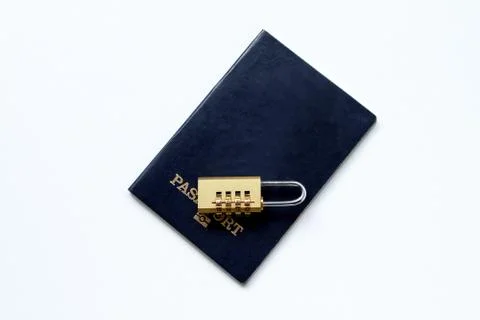 Locked personal data Stock Photos