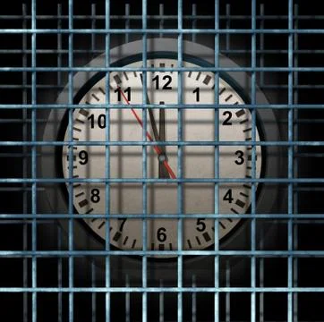 Locked schedule Stock Illustration