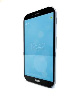 Locked smartphone Stock Illustration