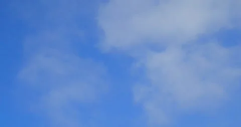 Locked Off Static Blue Sky and Clouds Stock Footage 250155846