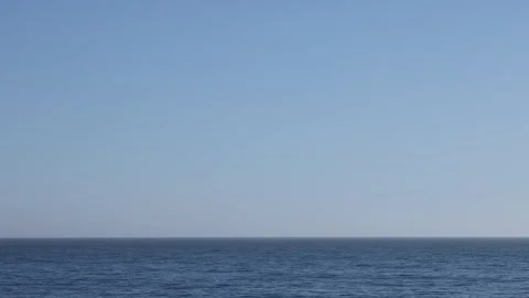 Locked Off Static View of Pacific Ocean in Los Angeles Stock Footage 250144297