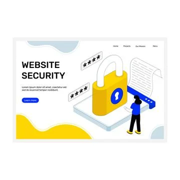 Locked Website Stock Illustration