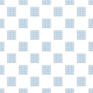 Locker boxes seamless pattern background for storage Illustrazione stock