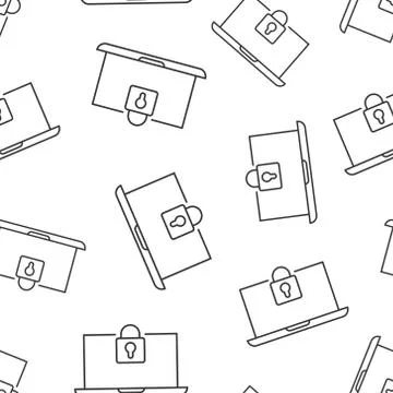 Locker icon in flat style. Padlock password vector illustration on white isol Stock Illustration