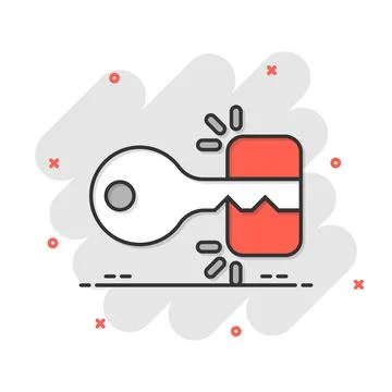 Locker icon in flat style. Padlock password vector illustration on white isol Stock Illustration