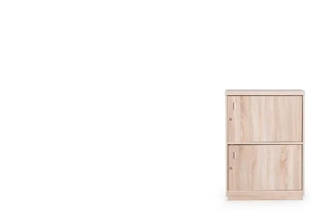 Locker isolated on white background and space for copy. Stock Photos