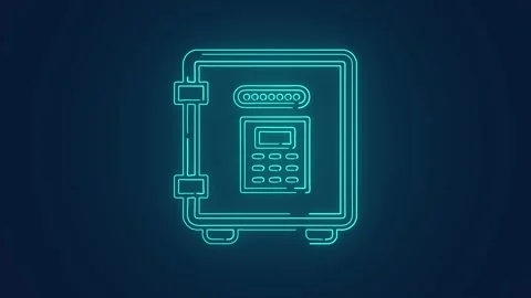 Locker Safe vault with pass code entry a... | Stock Video | Pond5