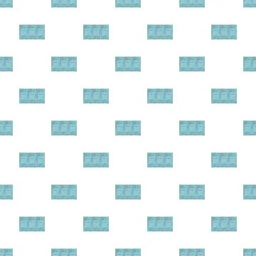 Locker storage units repeating pattern background Stock Illustration