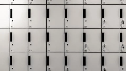 Lockers for clothes Stock Photos