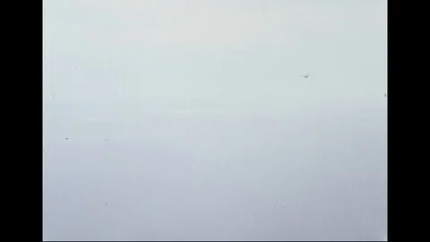 Lockheed AC-130 flies on high altitude during flight test - 1967-1968 Stock Footage 103679232