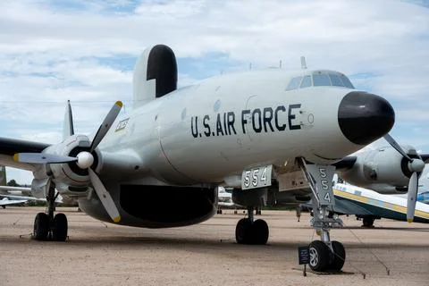 A Lockheed EC-121D Constellation on display at the Pima Air and Space Museum Stock Photos