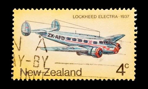 Lockheed electra 库存照片