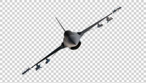Lockheed Martin F16 Fighting Falcon fighter jet in action, Stock Illustration