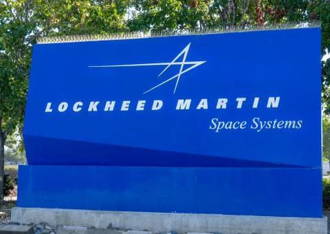 Lockheed Martin Space Systems Sign Stock Photos