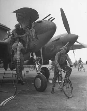Lockheed P-38 Lightning, United Kingdom Stock Photos
