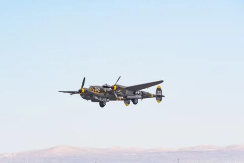 Lockheed P-38J Lightning Stock Photos