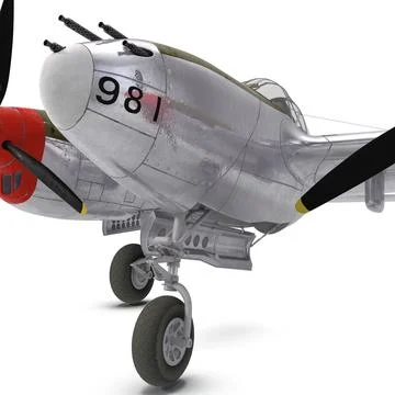 3D Model: Lockheed P38 3 ~ Buy Now #91498949 | Pond5