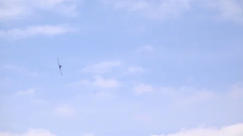 The Lockheed T33 Shooting Star is a subsonic American jet trainer UK 4K Stock-Footage 115946373