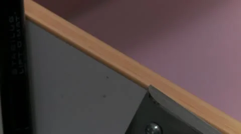 Locking a cabinet Stock Footage 10868696