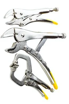 Locking plier set Stock Photos