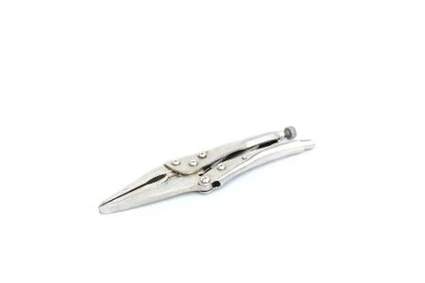 Locking Pliers on isolated Stock Photos