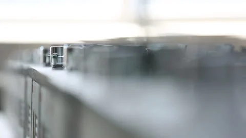 Locking plug of the safe Stock Footage 94564223