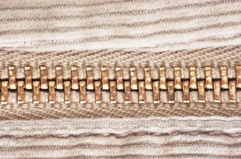 Locking zipper Foto stock