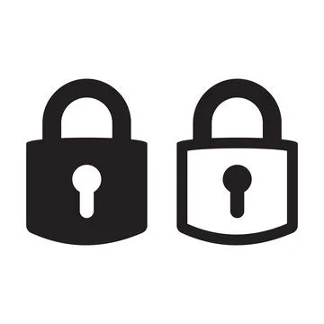 LockLock vector icon, padlock icon, vector isolated symbol Stock Illustration