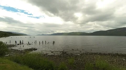 Lockness Lake Timelapse Video stock 54188308