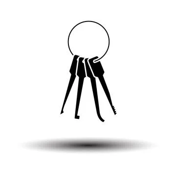 Lockpick Icon Stock Illustration